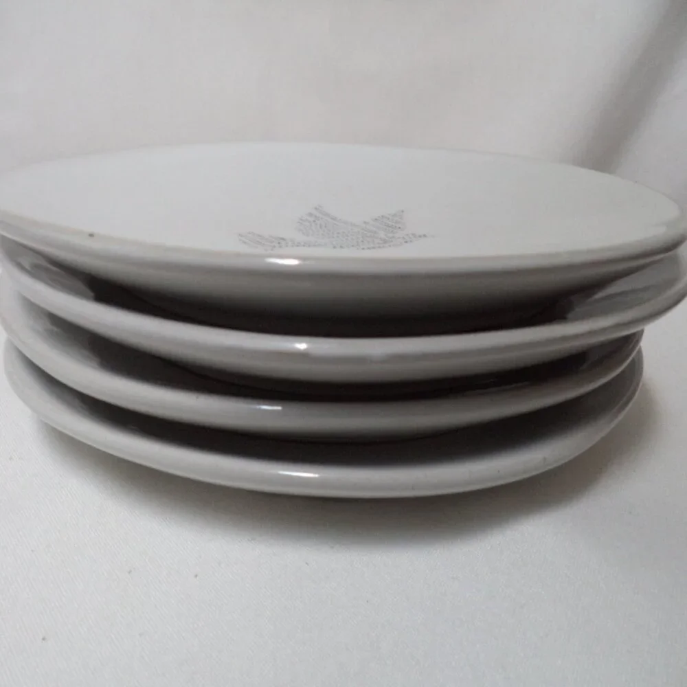 Hearth & Hand Christmas Holiday plate set 4 appetizer starter dessert side NEW
